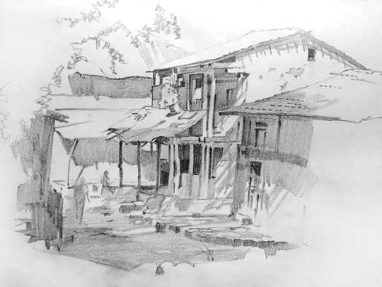 Outdoor Sketches by Rahul Deshpande