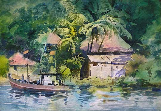 Watercolour by Rahul Deshpande