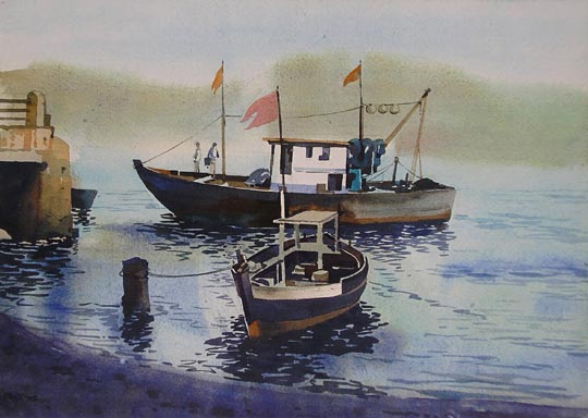 Watercolour by Rahul Deshpande