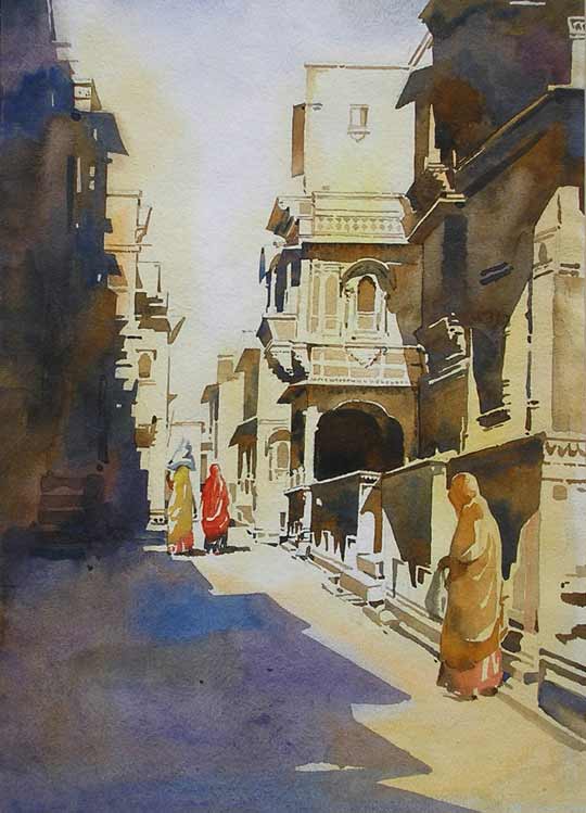 Watercolour by Rahul Deshpande